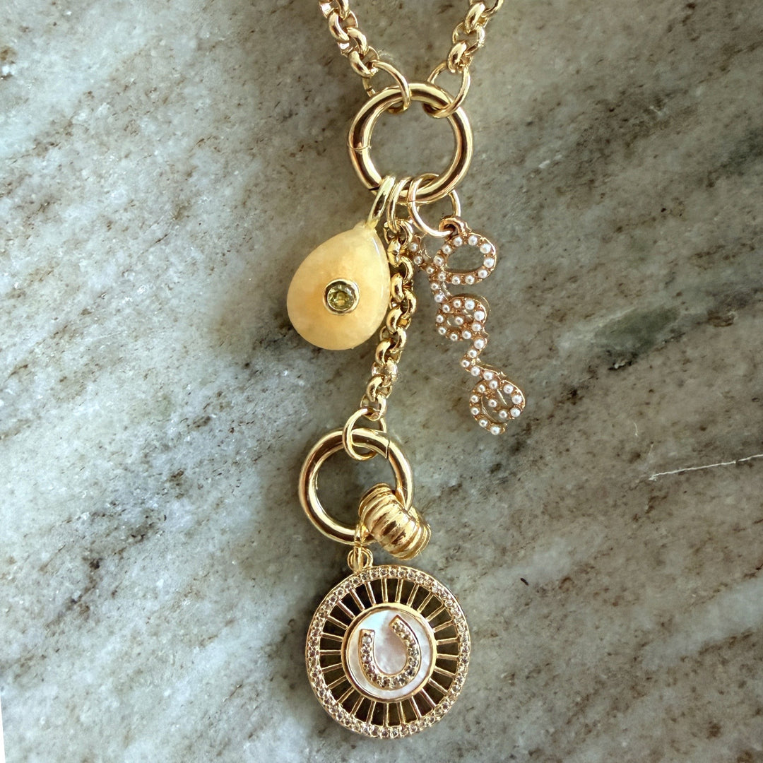 Limited Edition Lariat - Yellow Jade