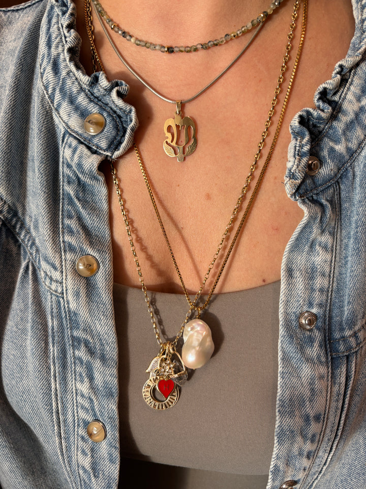 Baroque Pearl Pendant Necklace