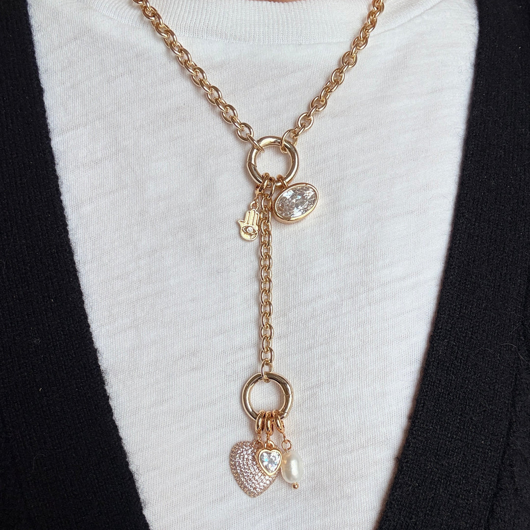 Rolo Lariat Necklace