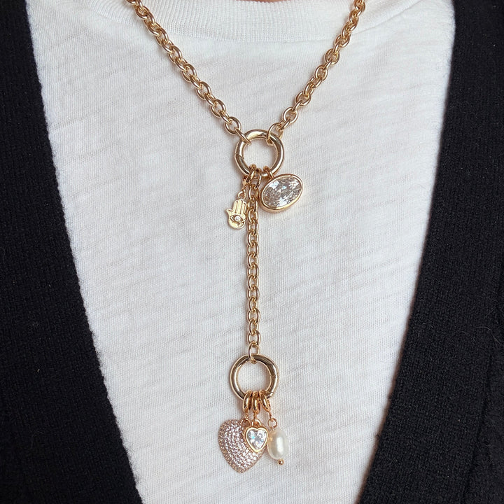 Rolo Lariat Necklace