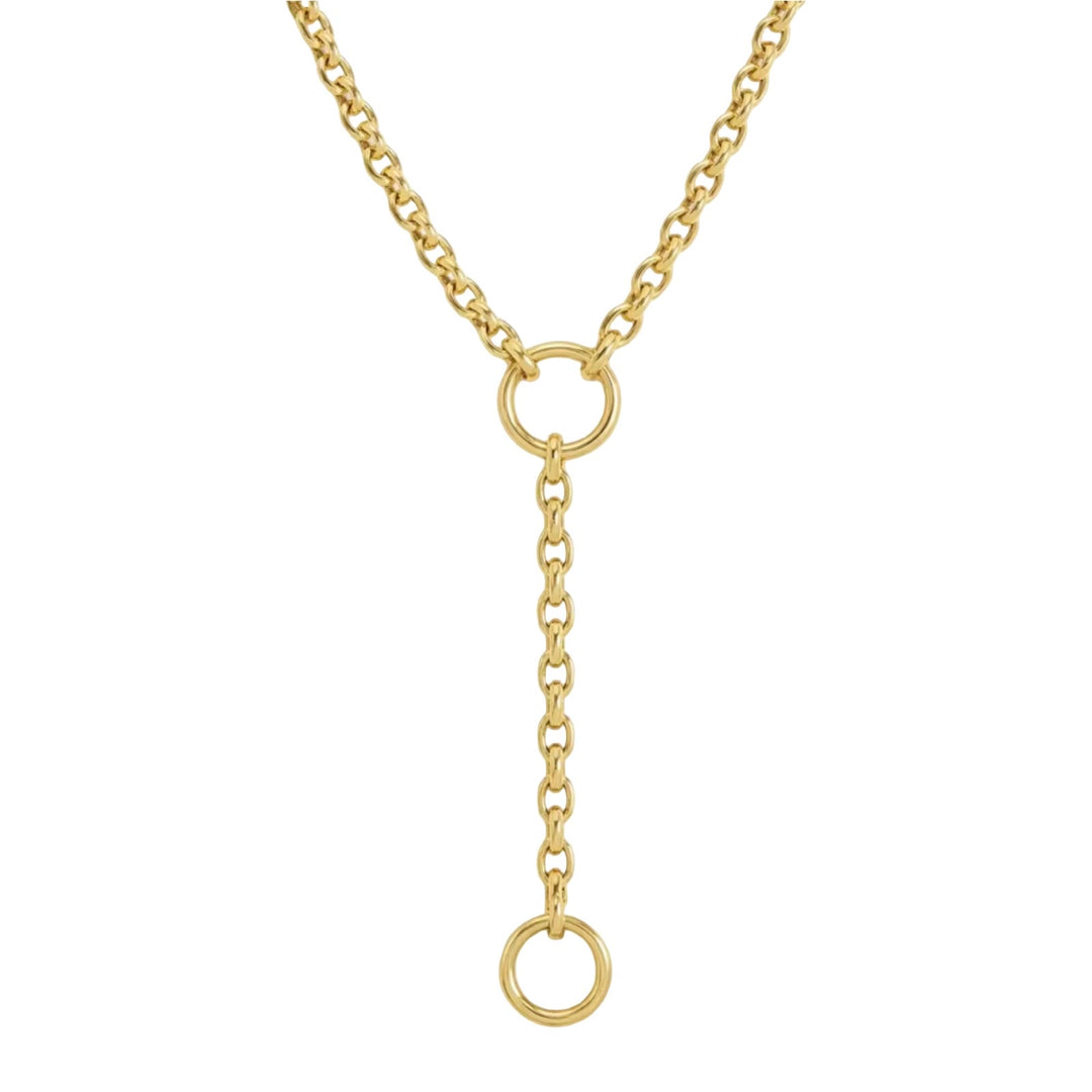 Rolo Lariat Necklace