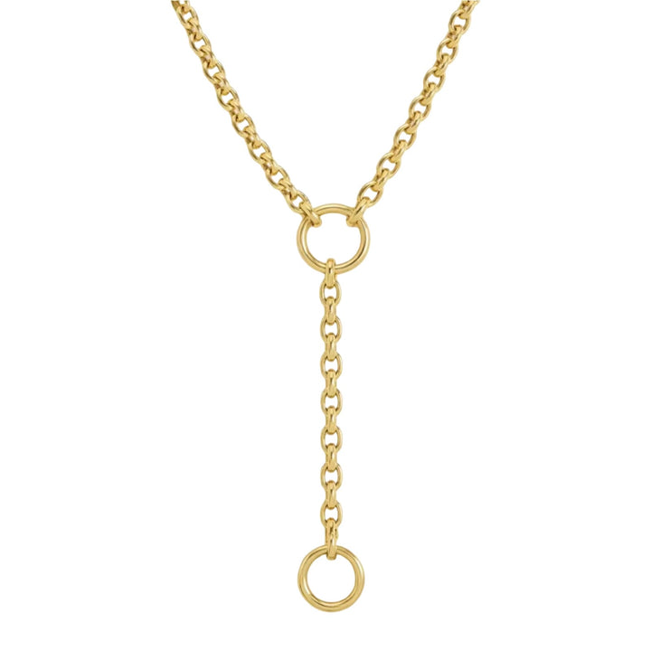 Rolo Lariat Necklace