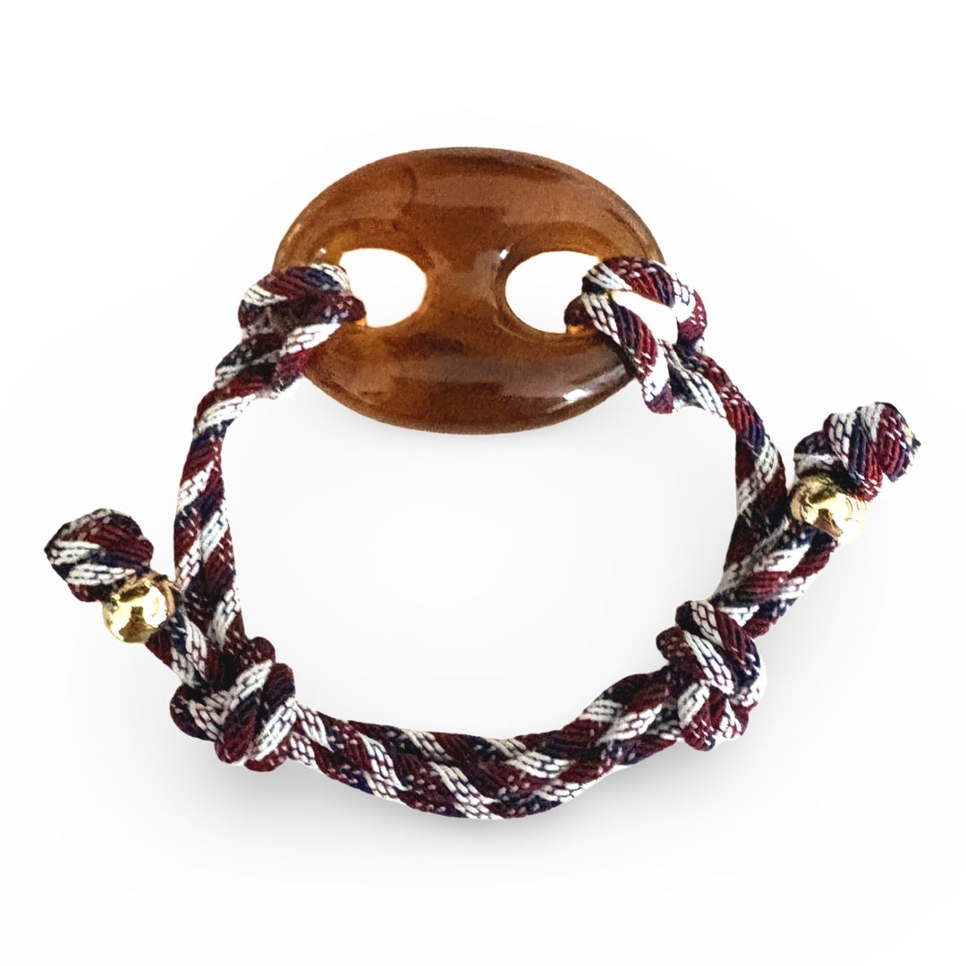 Tortoise Shell Cord Bracelet
