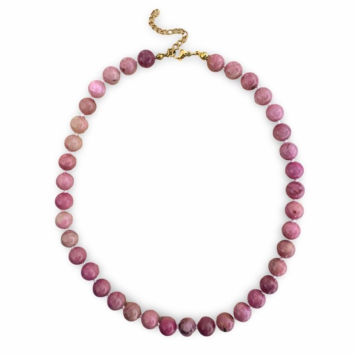 Rhodonite Bead Necklace