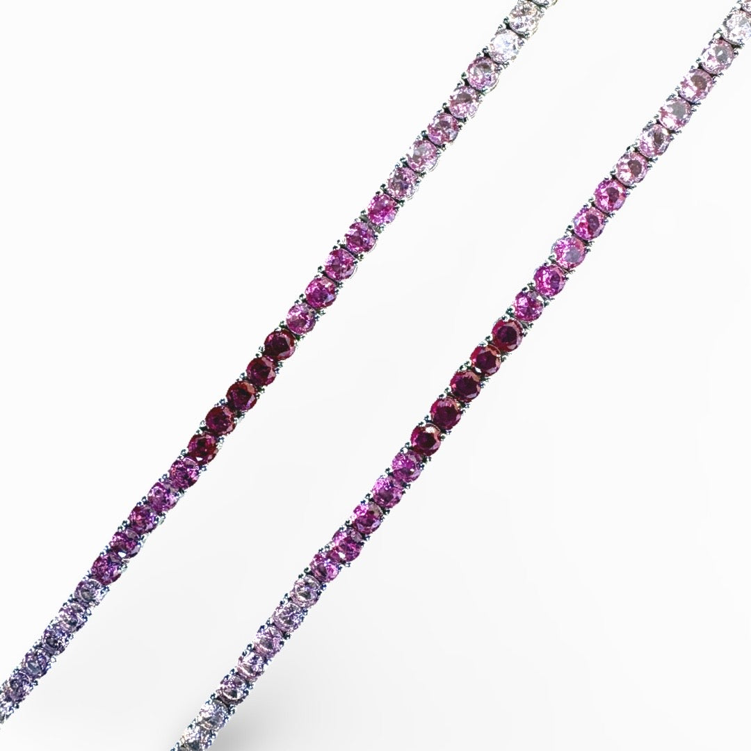 Pink Ombré Tennis Bracelet