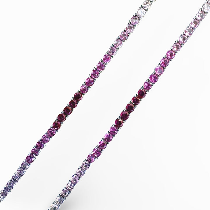 Pink Ombré Tennis Bracelet