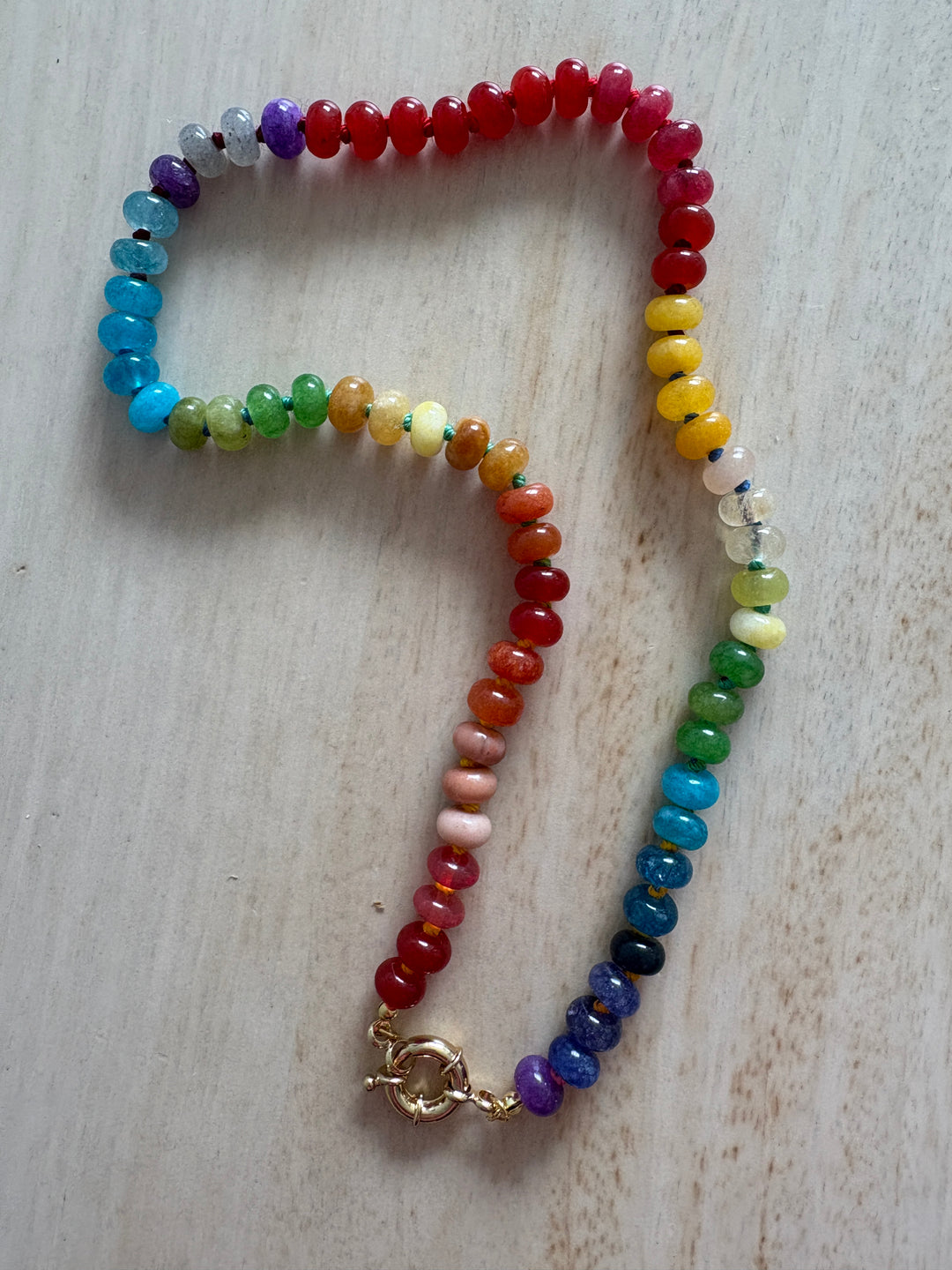 Rainbow Crystal Necklace