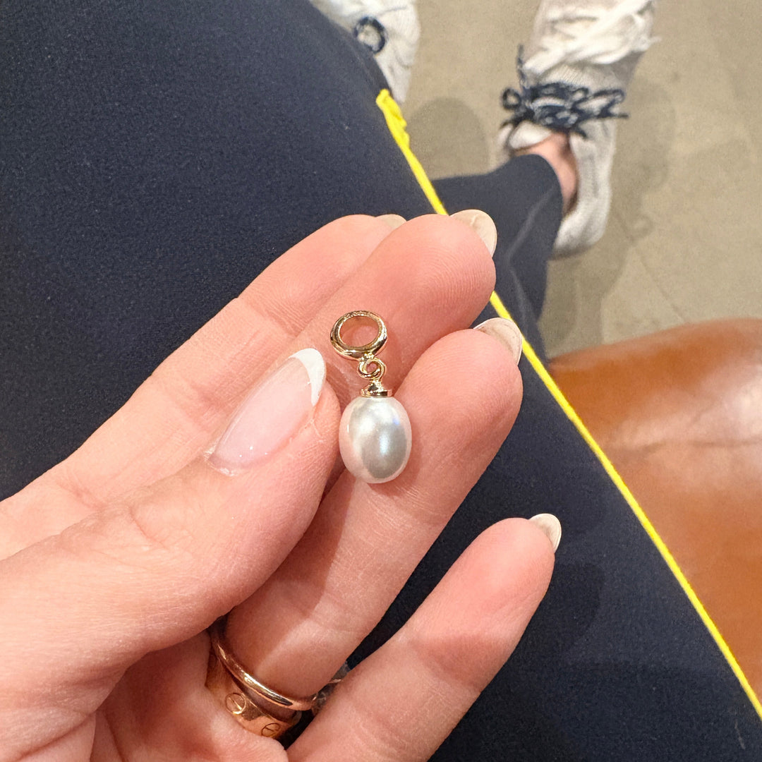 Large Pearl Charm